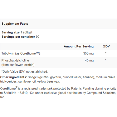 Tributryin 350 (K-132) - Apex Energetics - High Absorption Butyrate